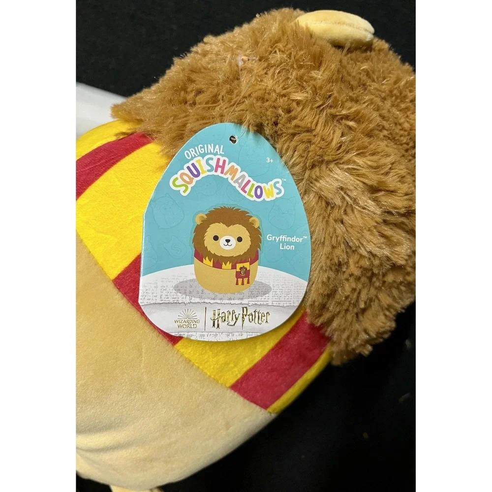Squishmallows Harry Potter Gryffindor Lion Small Plush Brown Wizarding World Toy